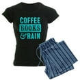 thumbnail image 1 of CafePress - Coffee Books And Rain Pajamas - Women's Dark Pajamas, 1 of 4