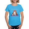 thumbnail image 1 of CafePress - Coffee Cat Women's Dark T Shirt - Women's Traditional Fit Dark T-Shirt, 1 of 4