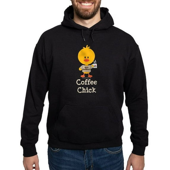 CafePress - Coffee Chick Hoodie (Dark) - Pullover Hoodie, Classic, Comfortable Hooded Sweatshirt