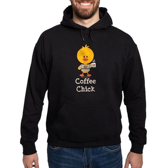 CafePress - Coffee Chick Hoodie (Dark) - Pullover Hoodie, Classic, Comfortable Hooded Sweatshirt