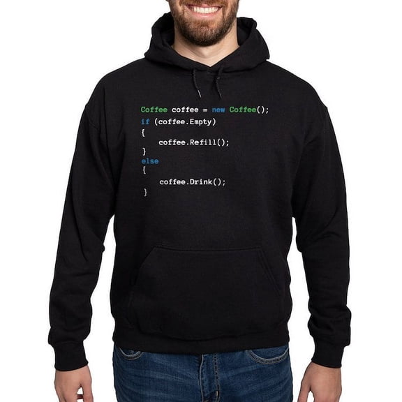 CafePress - Coffee Code Hoody - Pullover Hoodie, Classic, Comfortable Hooded Sweatshirt
