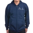 thumbnail image 1 of CafePress - Coffee Heartbeat Zip Hoodie (Dark) - Zip Hoodie, Classic Hooded Sweatshirt with Metal Zipper, 1 of 4