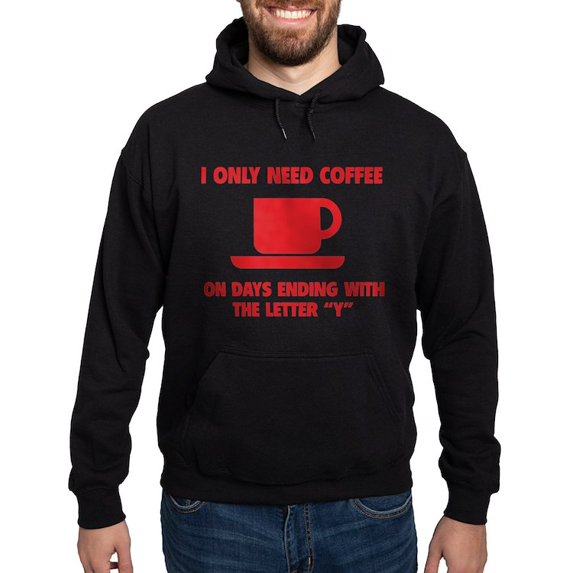 CafePress - Coffee Hoodie (Dark) - Pullover Hoodie, Classic, Comfortable Hooded Sweatshirt