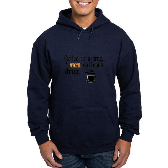CafePress - Coffee Is A Drug Hoodie - Pullover Hoodie, Classic, Comfortable Hooded Sweatshirt