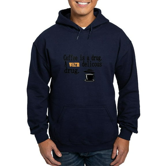 CafePress - Coffee Is A Drug Hoodie - Pullover Hoodie, Classic, Comfortable Hooded Sweatshirt
