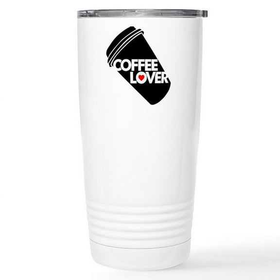 CafePress - Coffee Lover 16 Oz Stainless Steel Travel Mug - Insulated Stainless Steel Travel Tumbler 20 oz.