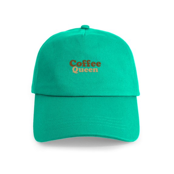 CafePress - Coffee Queen - Adjustable 100% Brushed Unisex Casual Cotton Baseball Cap, Beige, 1