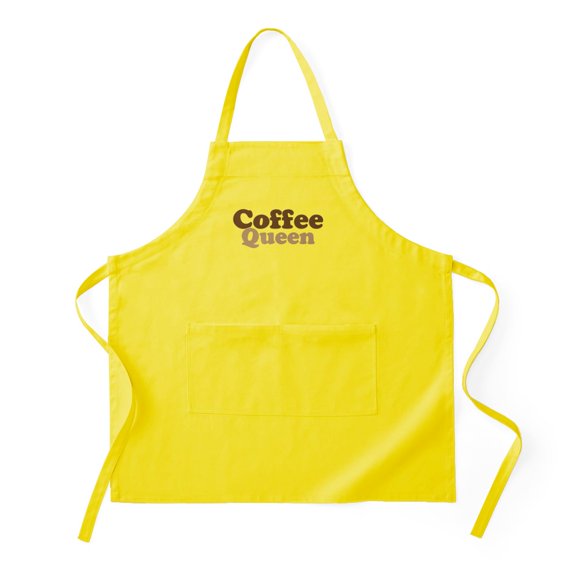 CafePress - Coffee Queen - Kitchen Apron with Pockets, Grilling Apron, Baking Apron
