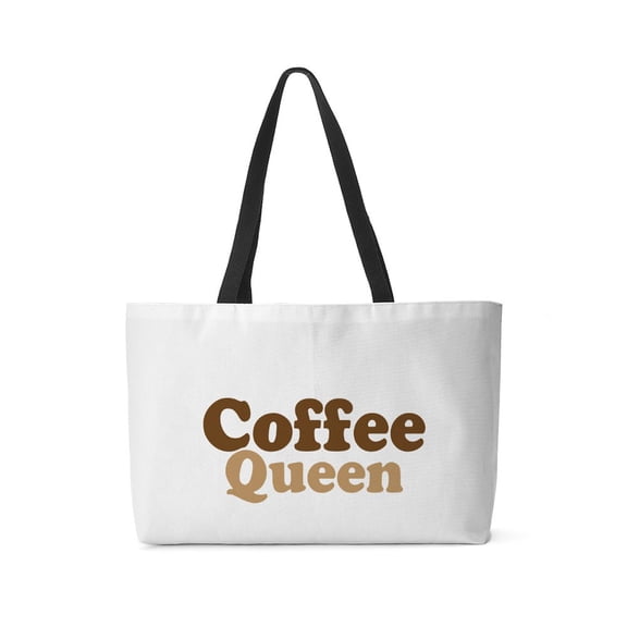 CafePress - Coffee Queen - Large Weekender Tote