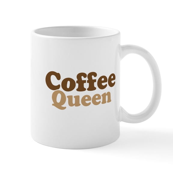 CafePress - Coffee Queen Mug - 11 oz Ceramic Mug - Novelty Coffee Tea Cup
