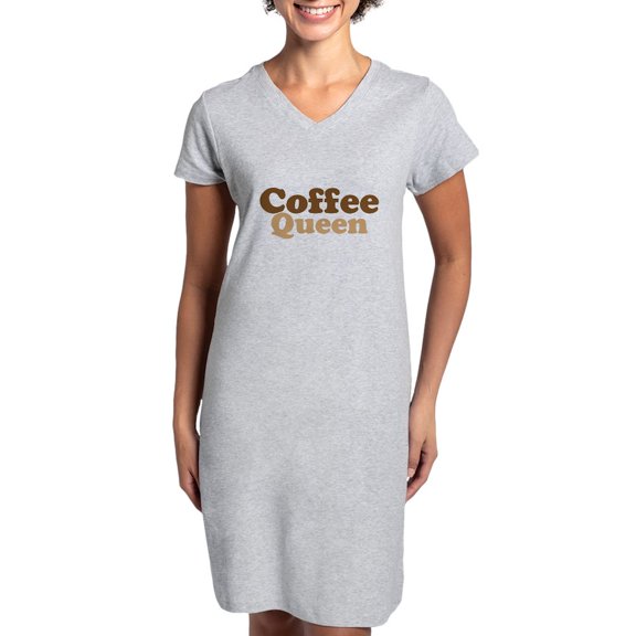 CafePress - Coffee Queen T Shirt - Women's Nightshirt