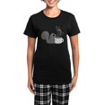 thumbnail image 1 of CafePress - Coffee Squirrel Women's Dark Pajamas - Women's Short Sleeve Print T-Shirt and Pants Dark Cotton Pajama Set, 1 of 7