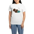 thumbnail image 1 of CafePress - Coffee Squirrel Women's Light Pajamas - Women's Short Sleeve Print T-Shirt and Pants Light Cotton Pajama Set, 1 of 7