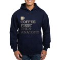 thumbnail image 1 of CafePress - Coffee Then Anatomy Hoodie (Dark) - Pullover Hoodie, Classic, Comfortable Hooded Sweatshirt, 1 of 4