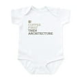 thumbnail image 1 of CafePress - Coffee Then Architecture Body Suit - Baby Light Bodysuit, Size Newborn - 24 Months, 1 of 4