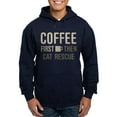 thumbnail image 1 of CafePress - Coffee Then Cat Rescue Hoodie (Dark) - Pullover Hoodie, Classic, Comfortable Hooded Sweatshirt, 1 of 4