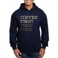 thumbnail image 1 of CafePress - Coffee Then Code Hoodie (Dark) - Pullover Hoodie, Classic, Comfortable Hooded Sweatshirt, 1 of 4