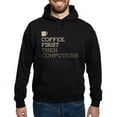 thumbnail image 1 of CafePress - Coffee Then Computers Hoodie (Dark) - Pullover Hoodie, Classic, Comfortable Hooded Sweatshirt, 1 of 4