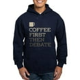 thumbnail image 1 of CafePress - Coffee Then Debate Hoodie (Dark) - Pullover Hoodie, Classic, Comfortable Hooded Sweatshirt, 1 of 4