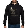 thumbnail image 1 of CafePress - Coffee Then Fluid Dynamics Hoodie (Dark) - Pullover Hoodie, Classic, Comfortable Hooded Sweatshirt, 1 of 4