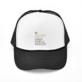 thumbnail image 1 of CafePress - Coffee Then Public Health - Adjustable Unisex Printed Trucker Hat with Mesh Back, 1 of 8