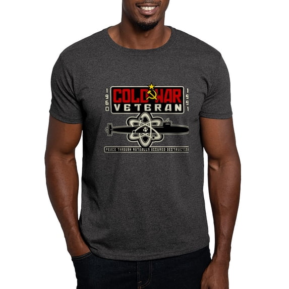 CafePress - Cold War Vet Shirt Back T Shirt - Men's Classic Graphic Cotton T-Shirt