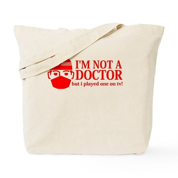 CafePress - College Humor Play Doctor Tote Bag - Unisex Canvas Tote Bag, Beige, 1-Piece