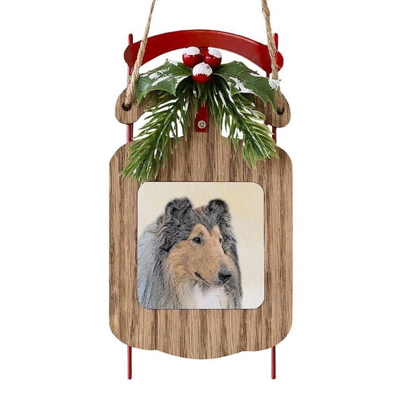 CafePress - Collie (Rough) - Sled Ornament