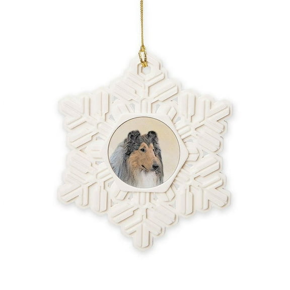 CafePress - Collie (Rough) - Snowflake Ornament