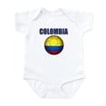 thumbnail image 1 of CafePress - Colombia Futbol Soccer Body Suit - Baby Light Bodysuit, Size Newborn - 24 Months, 1 of 4