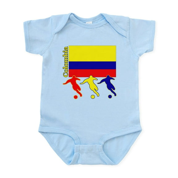 CafePress - Colombia Soccer Infant Bodysuit - Baby Light Bodysuit, Size Newborn - 24 Months