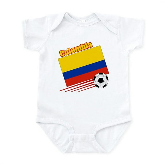 CafePress - Colombia Soccer Team Infant Bodysuit - Baby Light Bodysuit, Size Newborn - 24 Months