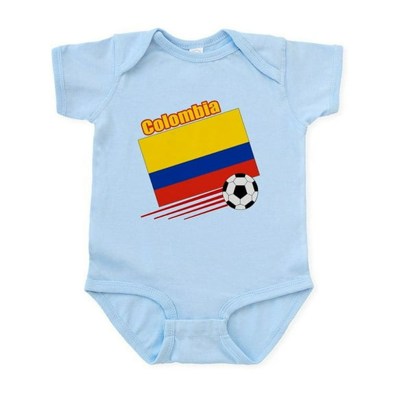 CafePress - Colombia Soccer Team Infant Bodysuit - Baby Light Bodysuit, Size Newborn - 24 Months