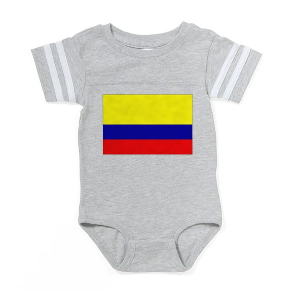 CafePress - Colombiaf - Cute Infant Baby Football Bodysuit