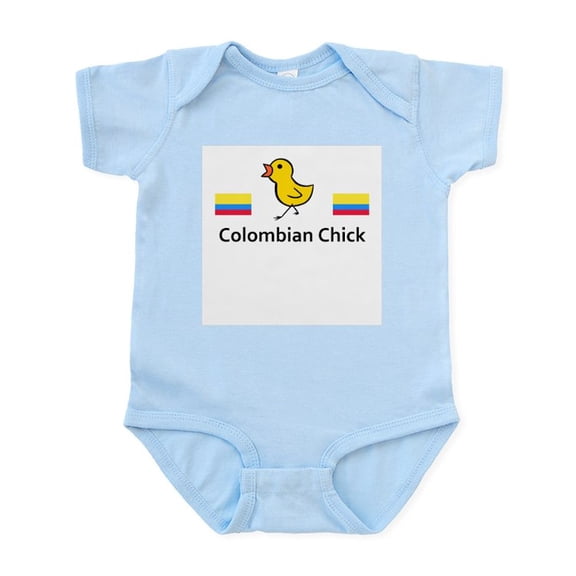 CafePress - Colombian Chick Infant Bodysuit - Baby Light Bodysuit, Size Newborn - 24 Months