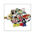 thumbnail image 1 of CafePress - Colombian Chiva Square Sticker 3 X 3 - Square Sticker 3" x 3", 1 of 1