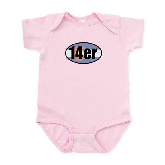 CafePress - Colorado 14Ers Body Suit - Baby Light Bodysuit, Size Newborn - 24 Months
