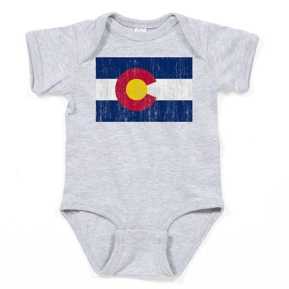 CafePress - Colorado Aged Copy - Cute Infant Bodysuit Baby Romper - Size Newborn - 24 Months