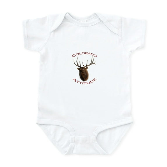 CafePress - Colorado Attitude Infant Bodysuit - Baby Light Bodysuit, Size Newborn - 24 Months