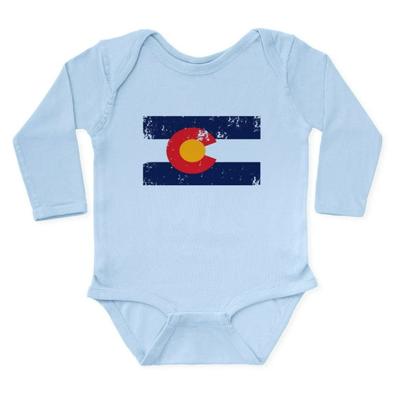 CafePress - Colorado Body Suit - Long Sleeve Cotton Baby Bodysuit