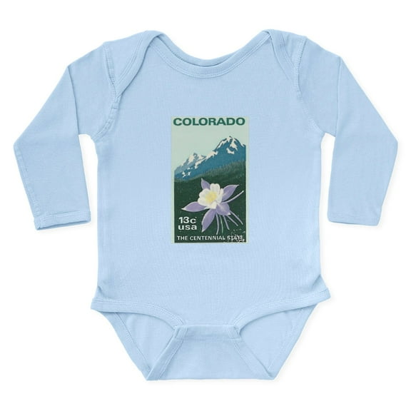 CafePress - Colorado Body Suit - Long Sleeve Cotton Baby Bodysuit