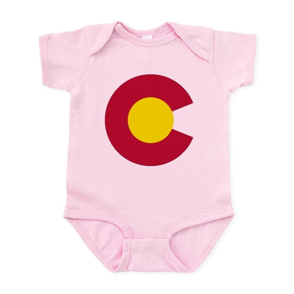 CafePress - Colorado C Body Suit - Baby Light Bodysuit, Size Newborn - 24 Months