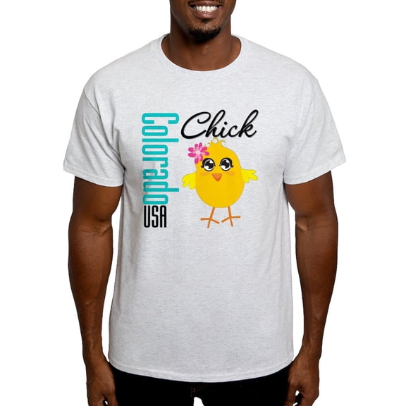 CafePress - Colorado Chick Light T Shirt - Men's Classic Graphic T-Shirt