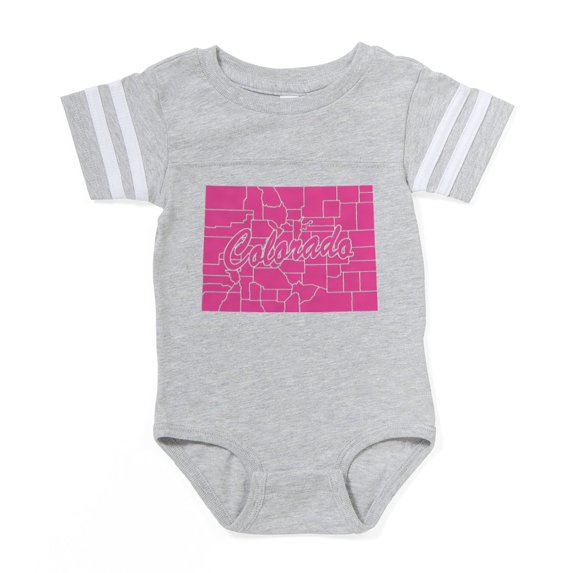CafePress - Colorado - Cute Infant Baby Football Bodysuit