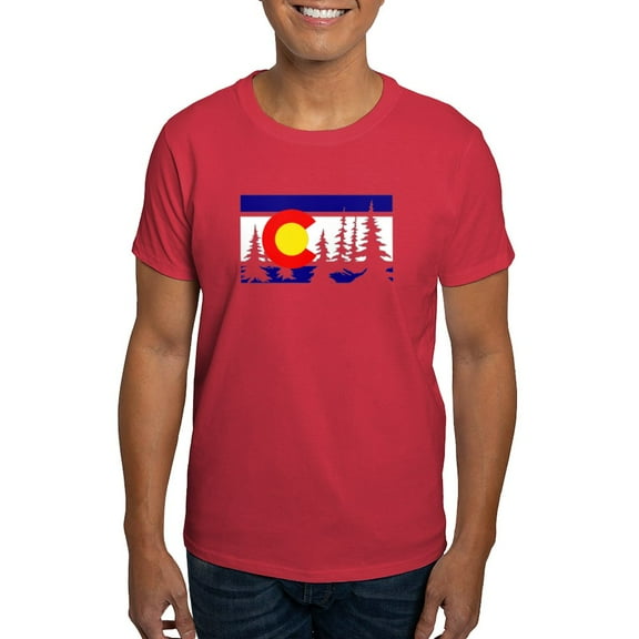 CafePress - Colorado Dark T Shirt - Men's Classic Graphic Cotton T-Shirt