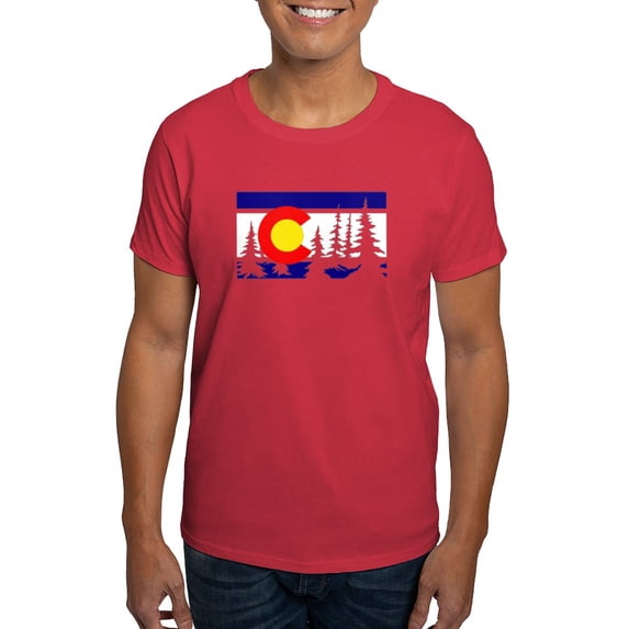 CafePress - Colorado Dark T Shirt - Men's Classic Graphic Cotton T-Shirt