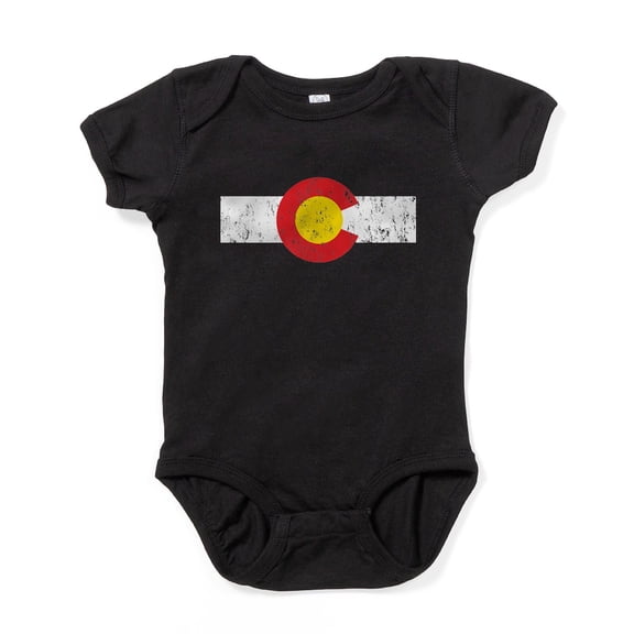 CafePress - Colorado_Darkshirt - Cute Infant Bodysuit Baby Romper - Size Newborn - 24 Months