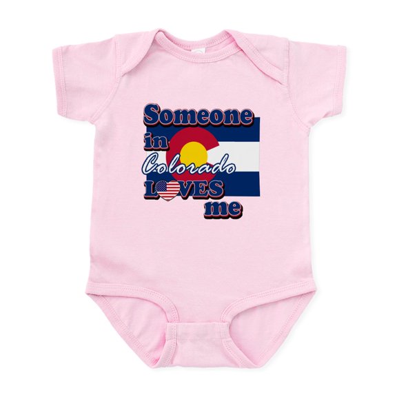 CafePress - Colorado Flag Designs - Baby Light Bodysuit, Size Newborn - 24 Months