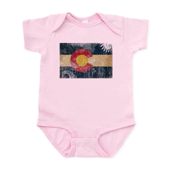 CafePress - Colorado Flag Infant Bodysuit - Baby Light Bodysuit, Size Newborn - 24 Months