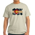 thumbnail image 1 of CafePress - Colorado Flag Light T Shirt - Men's Classic Graphic T-Shirt, 1 of 4